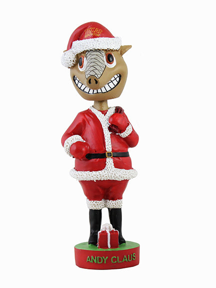 Andy the Armadillo as Santa – Bobble Head