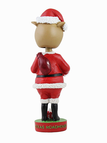 Andy the Armadillo as Santa – Bobble Head – Texas Roadhouse Shop